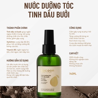 Nước dưỡng tóc tinh dầu bưởi cocoon
