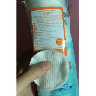 Bông tẩy trang Pháp Bocoton 100 miếng ( mẫu bông mới)
