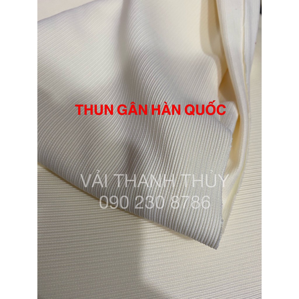 THUN GÂN HÀN - MAY ĐẦM, CHÂN VÁY