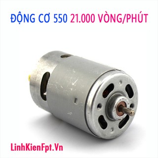 Motor 550 Siêu Khỏe 21000 Vòng Phút DC 6-18V