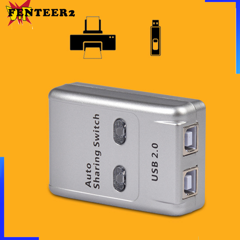 (Fenteer2 3c) 2 Cổng Usb 2.0 Auto Sharing Switch Hub Auto Sharing Support Win7 | BigBuy360 - bigbuy360.vn