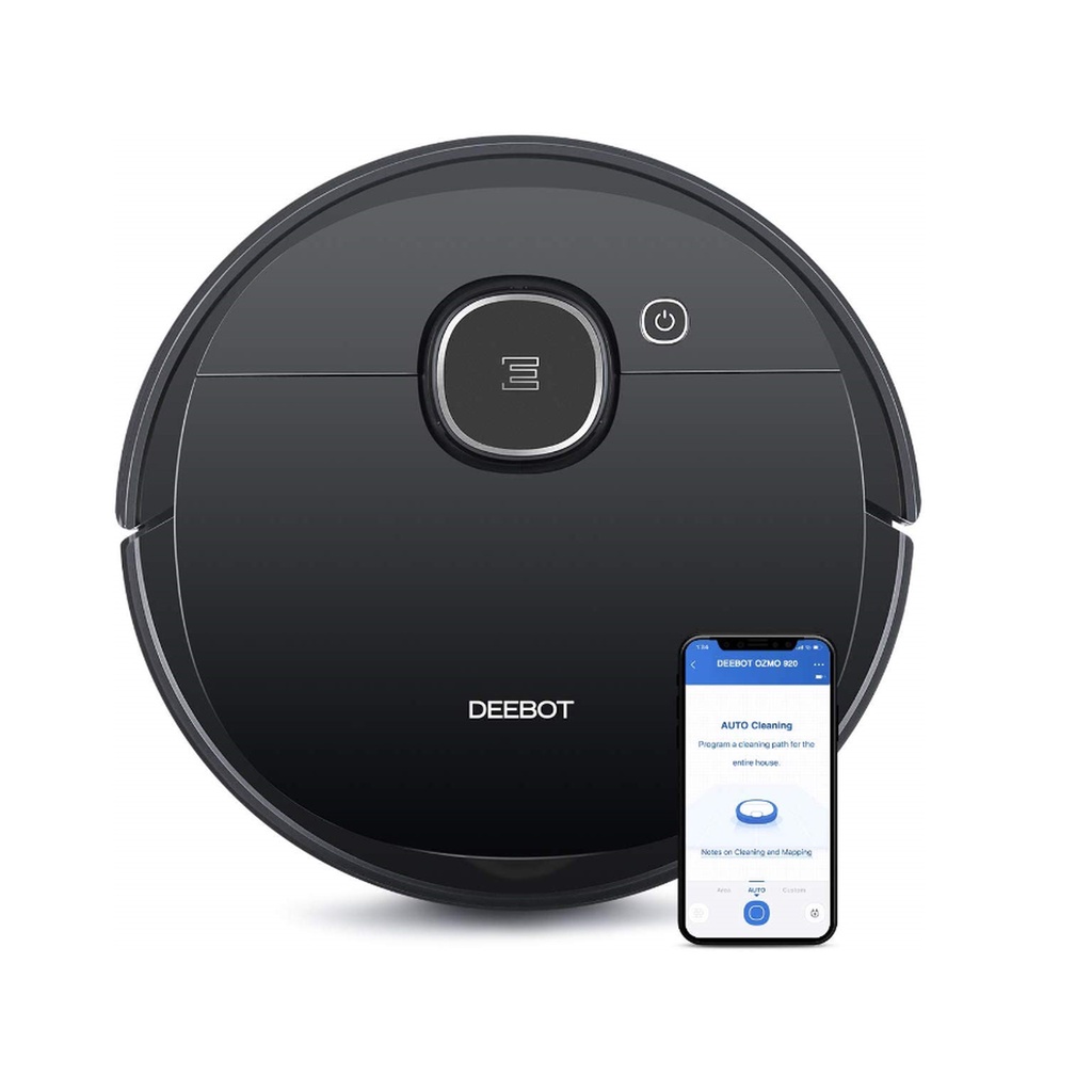 Robot hút bụi Ecovacs Deebot Ozmo T8 AIVI -Phần mềm Tiếng Việt - Hàng chính hãng (Bản Quốc Tế) - Bảo hành 24 Tháng