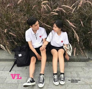 Áo cổ Đức tim ngực ( BK/HS)