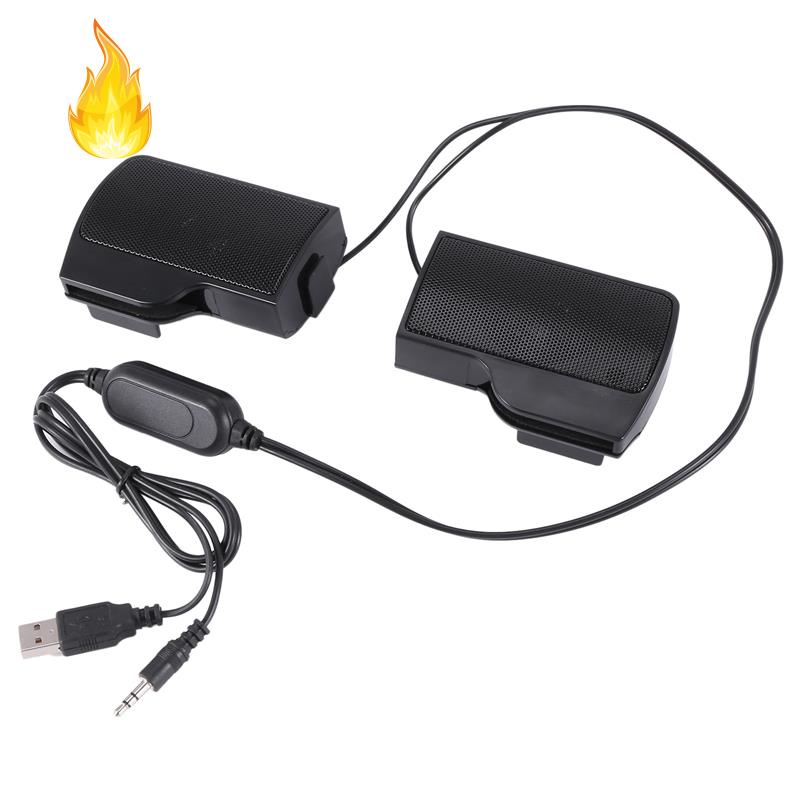 Loa mini dạng kẹp cổng USB cho Notebook Laptop PC Mp3 điện thoại