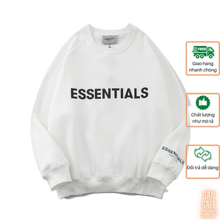 Áo sweater hoodie ESSENTIALS Unisex oversize Cotton nỉ da cá SG trẻ trung hot trend
