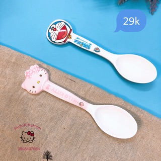 Thìa 3D Melamin Hellokitty Drreamon
