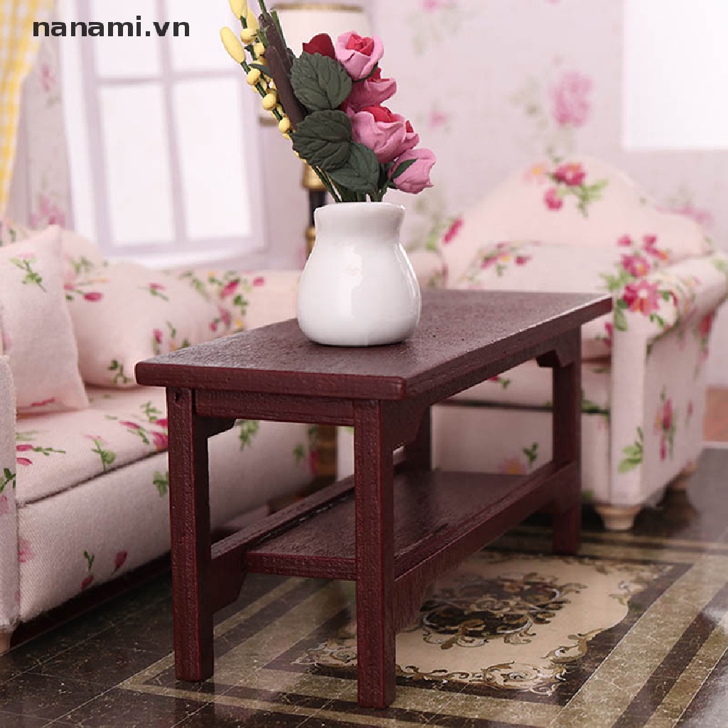 Mô Hình Bàn Cà Phê Retro Mini Tỉ Lệ 1: 12 Trang Trí Nhà Búp Bê