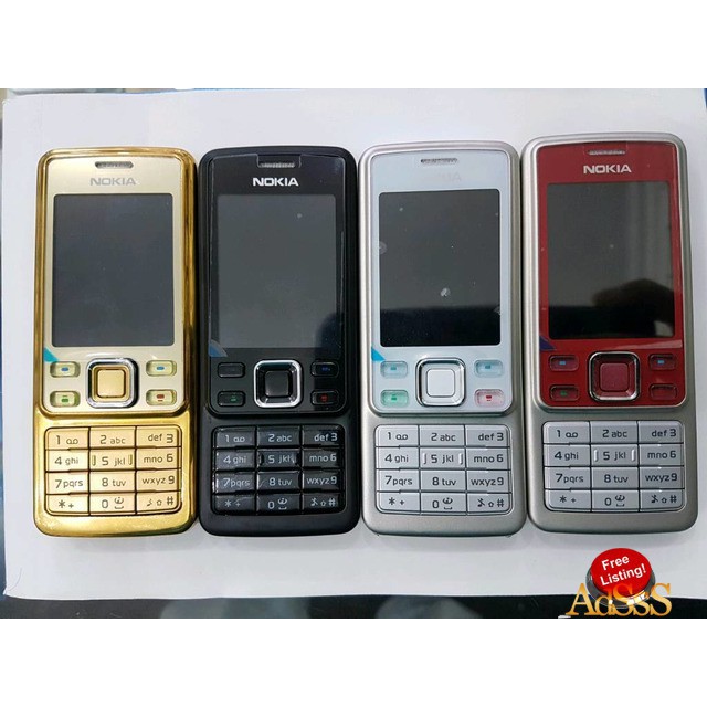 Điện Thoại Nokia 6300 Kèm Phụ  Kiện_Zin Chính Hãng Siêu Bền Màu Đỏ
