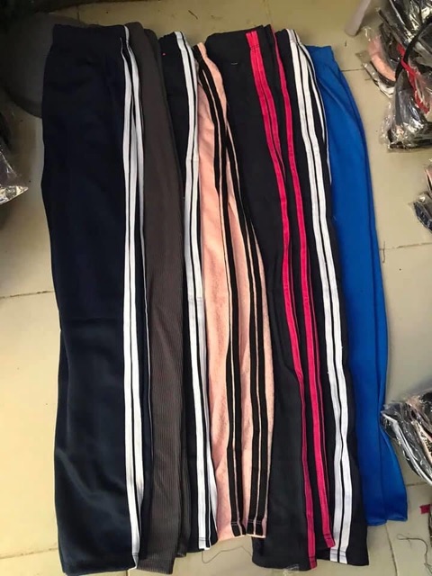 Quần legging viền sọc