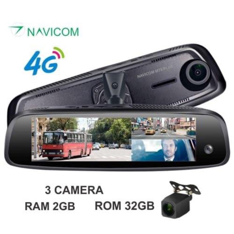 M79 Plus 4G Navicom- Cam giám sát hành trình quay trước, sau và trong xe Đại Việt Auto