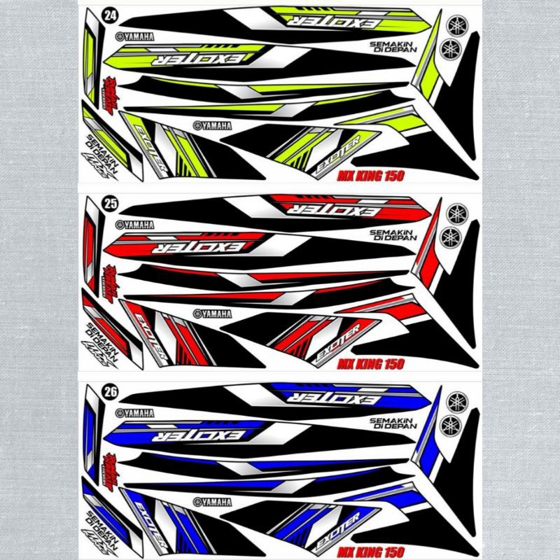 Sticker Dán Trang Trí Xe Hơi Mx King 150 - Jupiter Mx 150 - Exciter 150 - Y15zr | 6