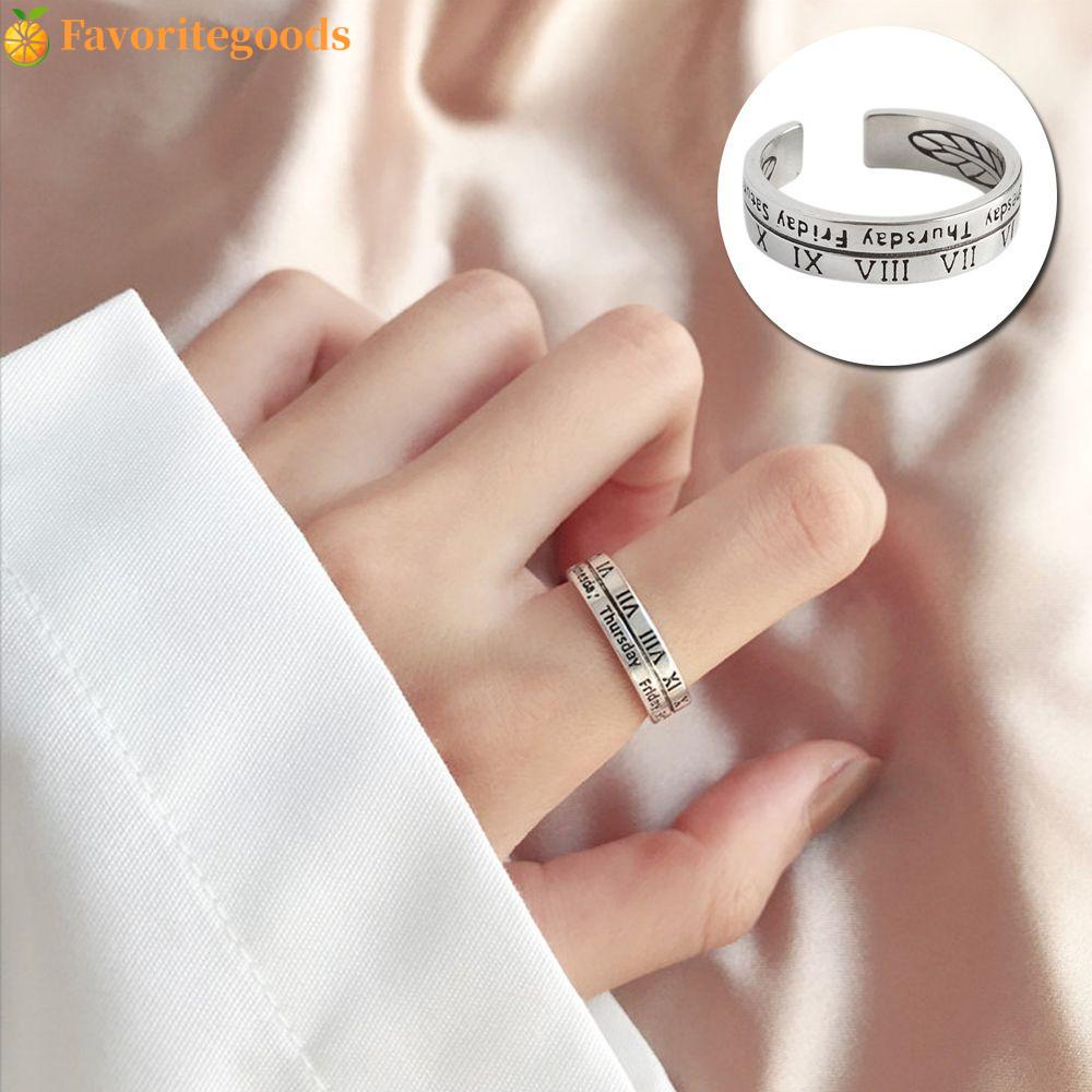 Nhẫn nam và nữ bằng thép không gỉ màu bạc N05