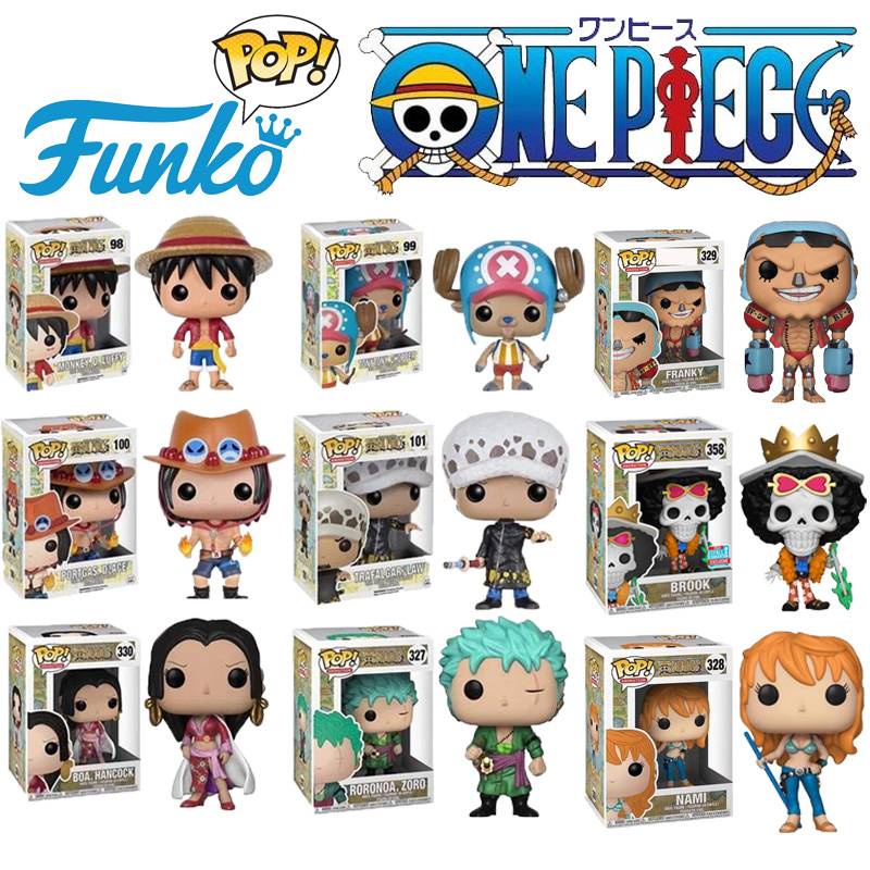 Funko POP Mô Hình Đồ Chơi Nhân Vật Luffy Choba Law ACE Trong Phim Hoạt Hình 10cm