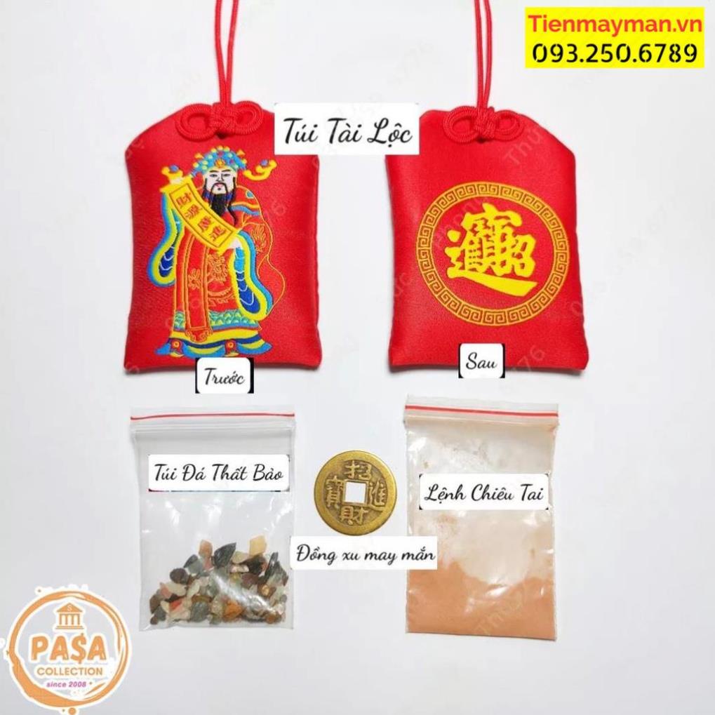 [TRỢ GIÁ] Túi thần tài mở lộc may mắn, chiêu tài đón lộc, giữ tiền của tránh thất thoát [Đã Khai Quang]
