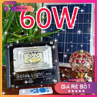 60w đèn pha led năng lượng mặt trời , solar light , ip67 chống nước