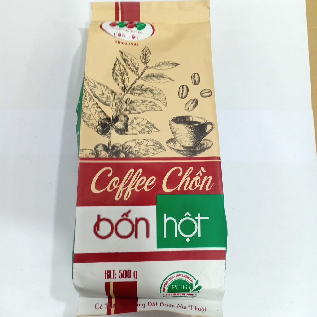 Cà Phê Chồn Bốn Hột 500gr  - Nguyên Chất Cao Cấp Loại 1 cafe chồn tramtranstore