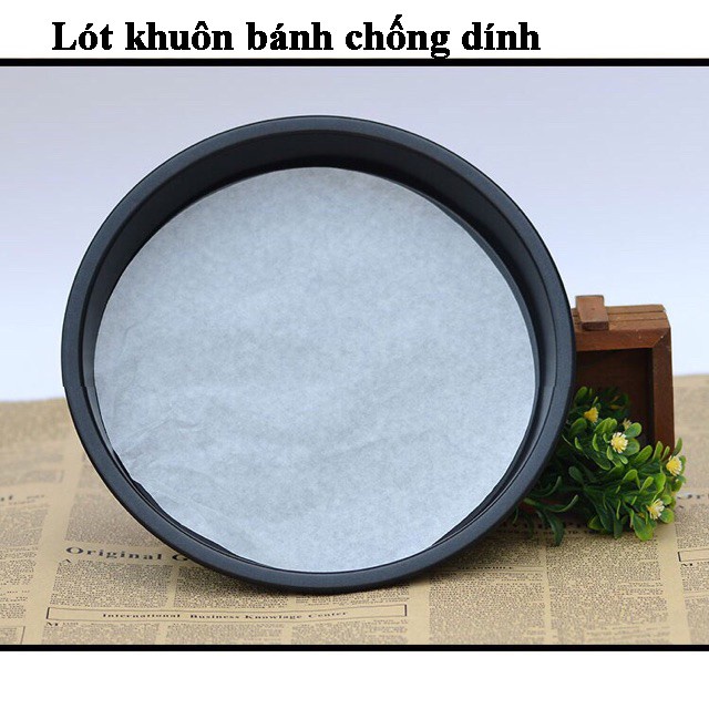 PVN42288 Giấy nến giấy nướng 100 tấm chống dính thấm dầu hiệu quả dùng lót khuôn khay bánh, lót nướng bếp chiên Giá Rẻ