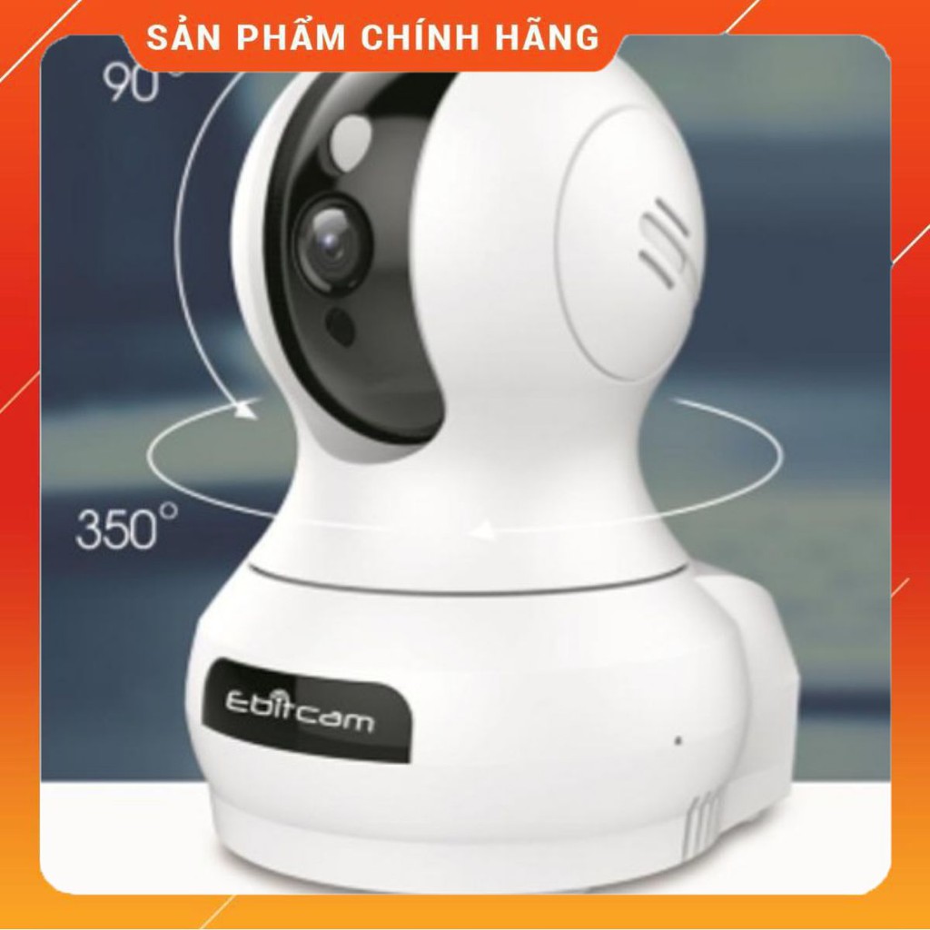 Camera IP Wifi Ebitcam E3 - X 2.0MP - Tặng kèm thẻ nhớ 32gb chính hãng - Xem 360 độ