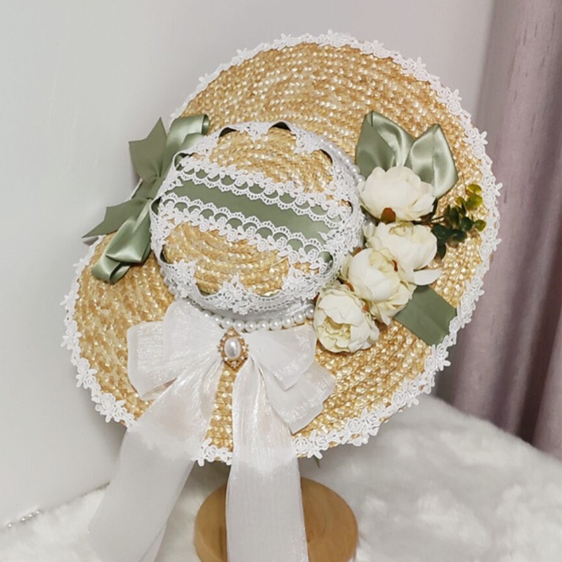 Mũ rơm phong cách Lolita cho nữ
