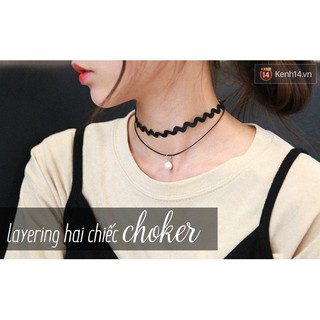 VÒNG CỔ CHOKER SÉT 12 DÂY KR