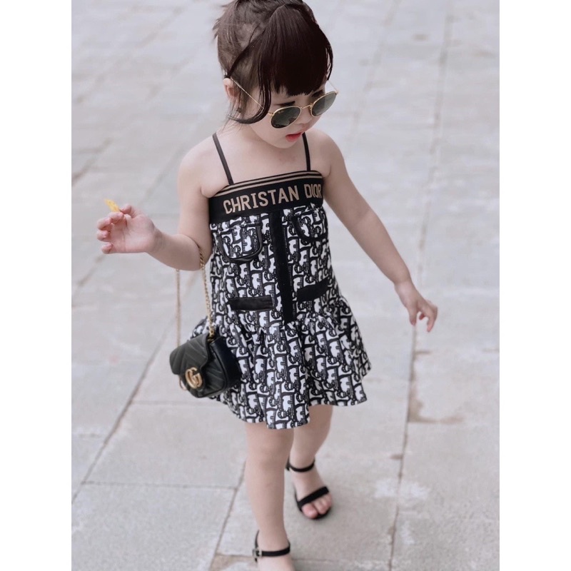 Sét váy lụa Di.or cao cấp bé gái