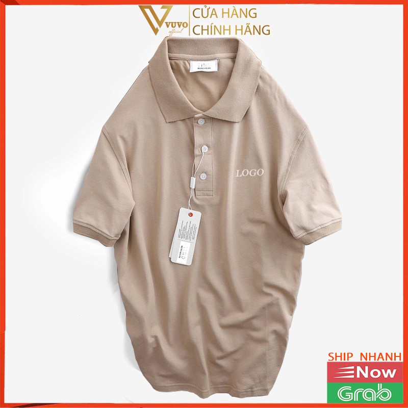 Áo Polo Nam Cổ Bẻ Tay Ngắn Vuvo Official Có Logo Thêu Ngực Trái, Chất Cotton Mềm Mại Co Giãn 4 Chiều