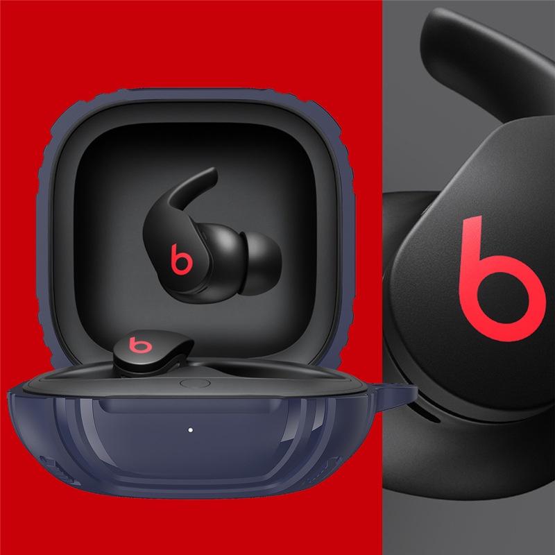 Ốp Điện Thoại Cứng Bảo Vệ Toàn Diện Kèm Móc Khóa Cho Beats Fit Pro