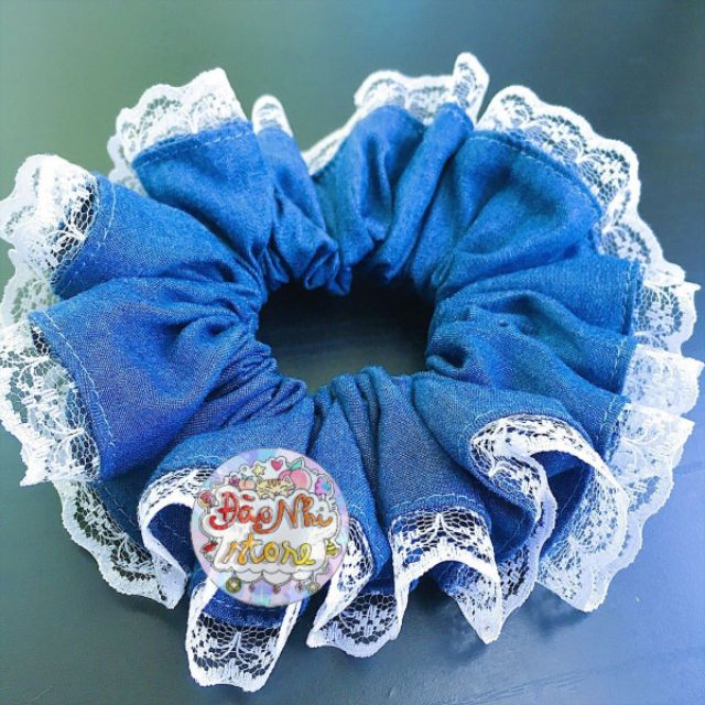 Srunchies/Buột tóc vải và phi bóng , cột tóc vải