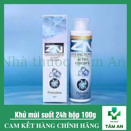 Phấn Lạnh Khử Mùi Zn Zini Chính Hãng Khử Mùi Khô Thoáng 24h Hiệu Quả