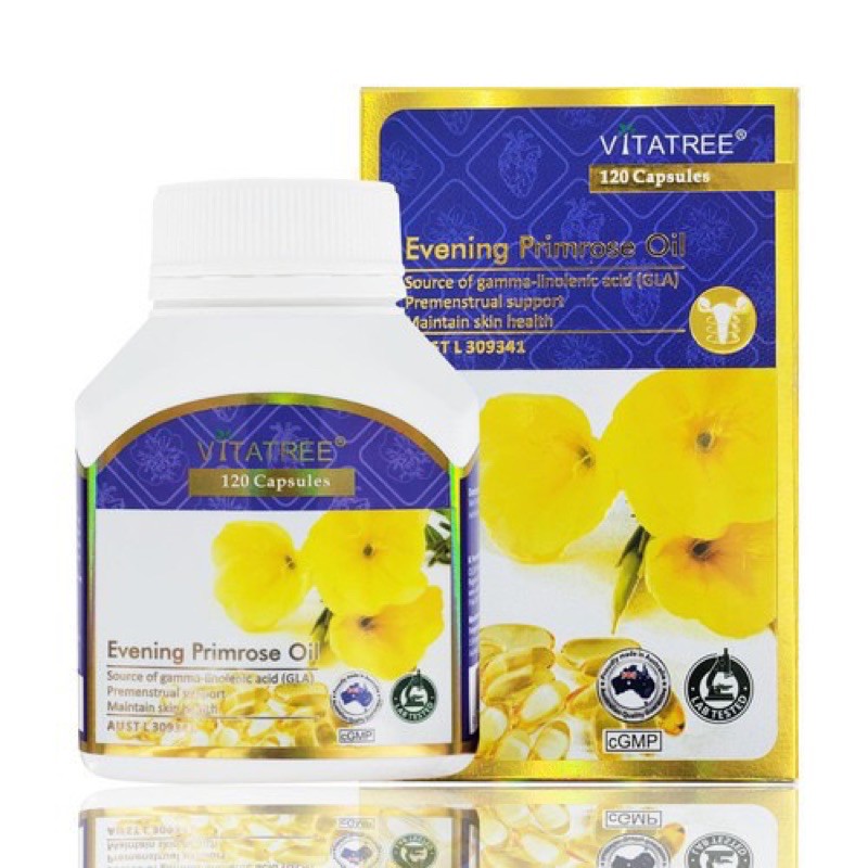 Tinh Dầu Hoa Anh Thảo Vitatree Nhập Khẩu Úc (EVENING PRIMROSE OIL)