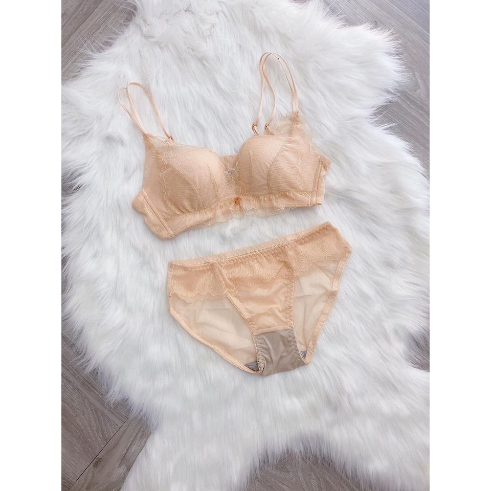 HOT HIT- BỘ ĐỒ LÓT SU REN KHÔNG GỌNG NÂNG NGỰC SEXY - Bộ Su Ren Công Chúa | BigBuy360 - bigbuy360.vn