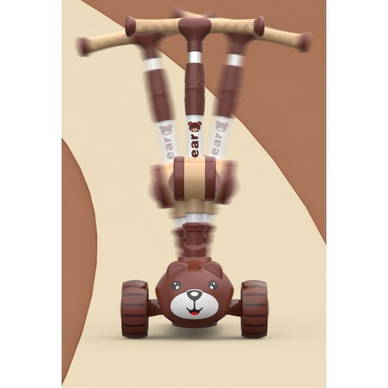 Xe Scooter trượt chòi và trượt 2in1 gấu Bear xinh xắn