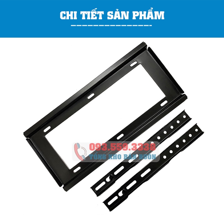 Giá Treo Tivi Phẳng Sát Tường KP2643 26 - 32 - 40 - 43 Inch Khung Treo Tivi Siêu Mỏng