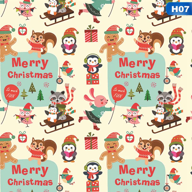 Tmdbyx Cuộn Giấy Gói Quà Giáng Sinh