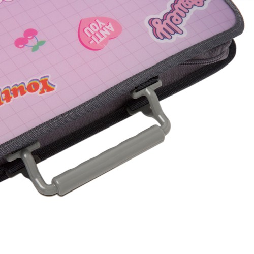 Túi Xách Đựng Tài Liệu ARTBOX Hàn Quốc Kiểu Lưới Màu Tím Cute