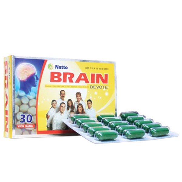 Natto Brain Devote, hỗ trợ giảm hình thành và làm tan cục máu đông, cải thiện thiểu năng tuần hoàn não