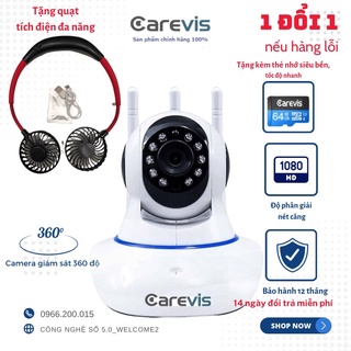 Camera wifi - camera ip carecam 3 râu 45x-xfl200 - độ phân giải 2.0mpx