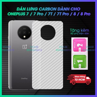 Miếng dán lưng cacbon OnePlus 7 / 7 Pro / 7T / 7T Pro / 8 / 8 Pro
