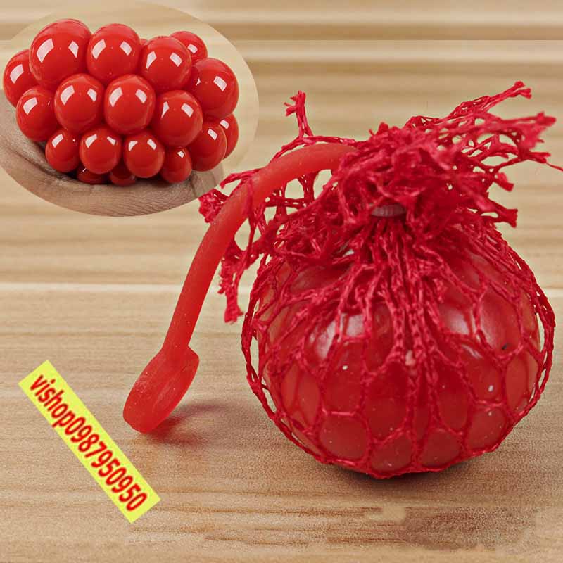 Quả Bóng Lưới SLime Bóp Trút Giận. Trứng Lưới Slam Nho Trút Giận