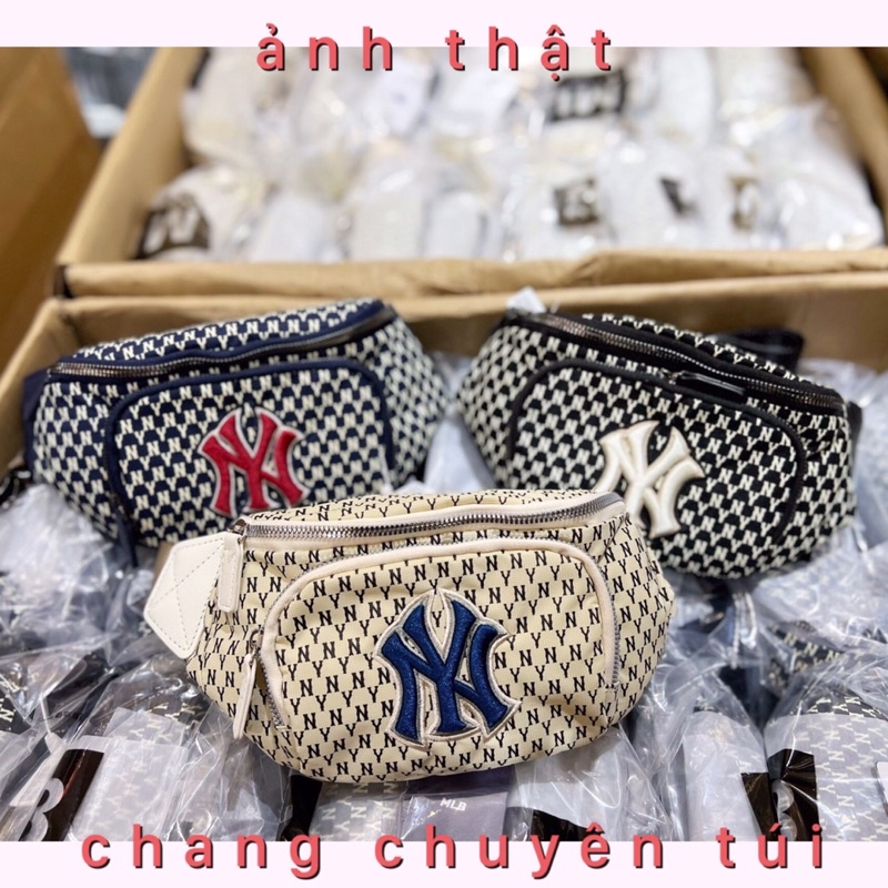 [Full Tag code] Túi bao tử mlb monogram hàng đẹp sẵn kho 3màu (clip thật)