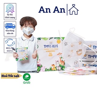 Khẩu trang trẻ em n95 tm95 kids không van shb pro mask ffp2 4 lớp - an ann