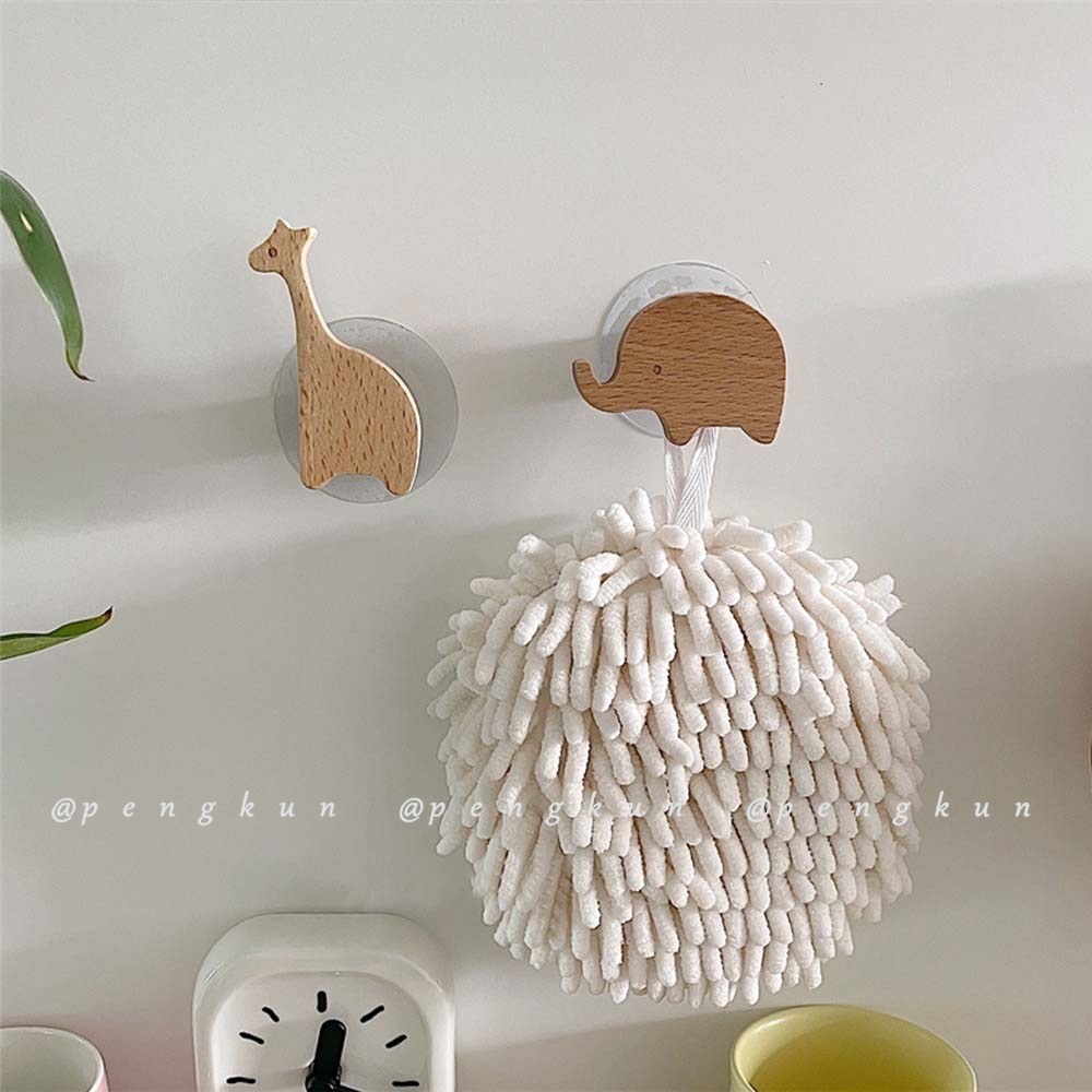 Chenille Khăn Lau Tay Lông Mềm Thấm Hút Nước Có Thể Treo Được ins