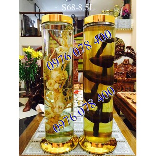 [ CHÍNH HÃNG ] Bình Ngâm Rượu Hàn Quốc 8.5 Lít , Bình Thuỷ Tinh Yongcheon, BHQ-S68