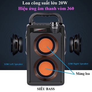 Loa Bluetooth Mini, Loa RS A20 Haoyes Siêu Chất Kết Nối Không Dây, Âm Thanh Vòm Sống Động [BẢO HÀNH UY TÍN TOÀN QUỐC]