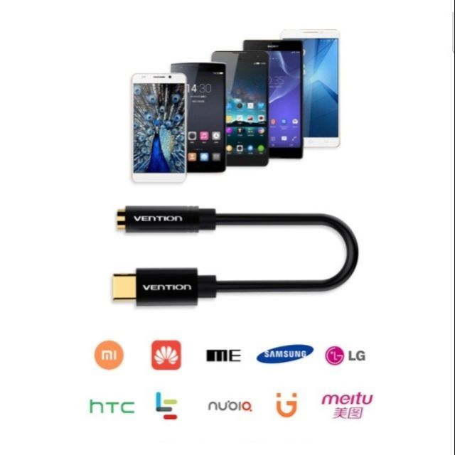 Jack chuyển type C sang 3.5 Vention