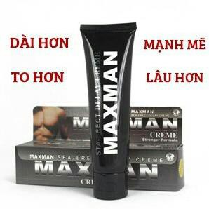 Giảm Giá [Hàng USA] Gel MAXMAN - Gel Bôi Tăng Kích Thước Cậu Nhỏ