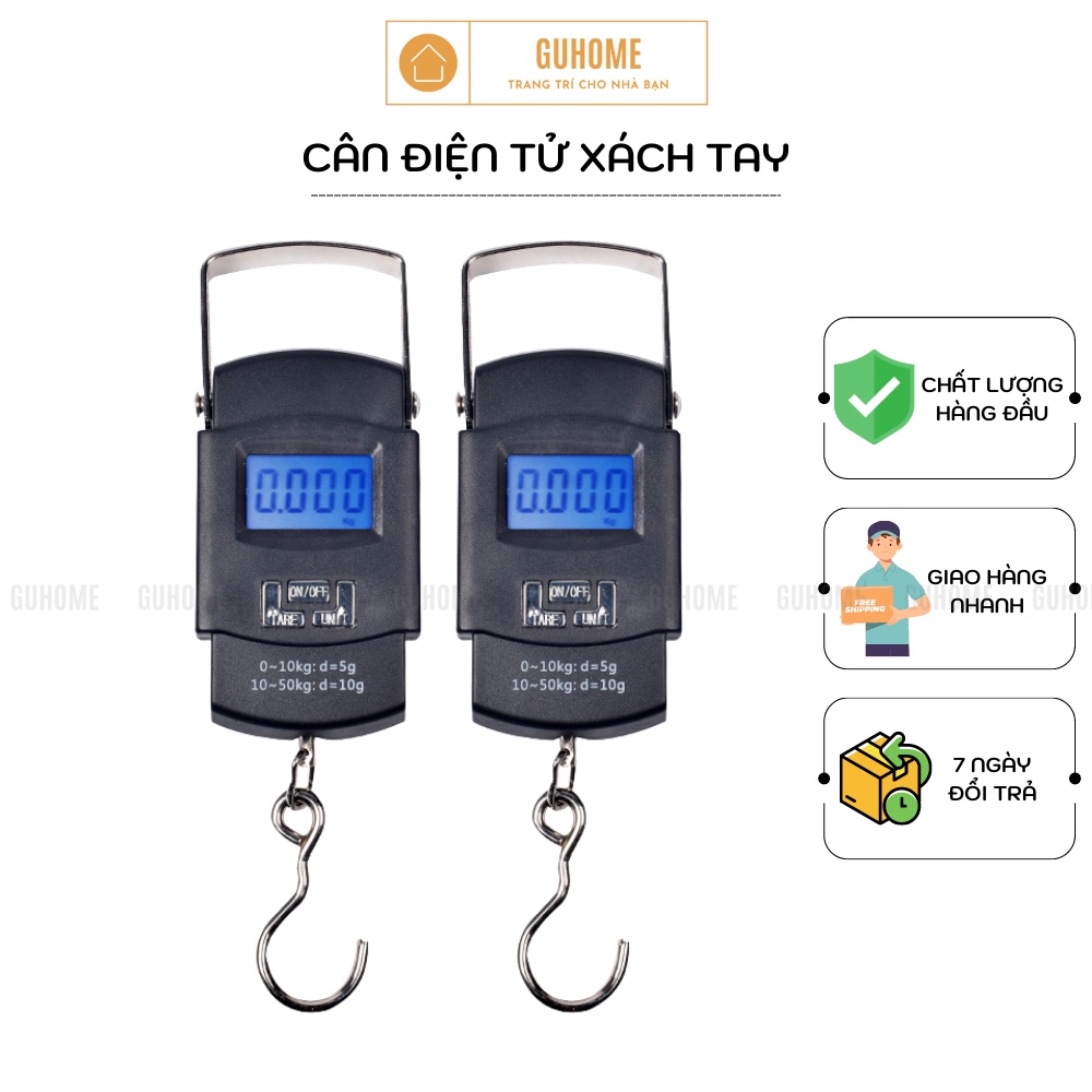 Cân điện tử xách tay, hành lý, cân du lịch 50kg