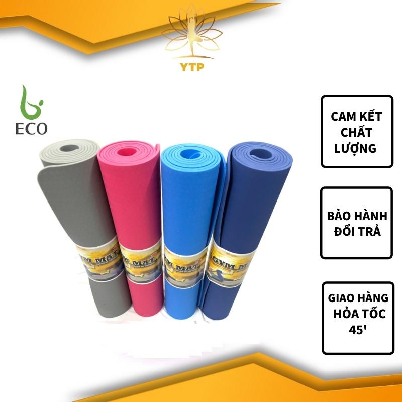 Thảm Tập Yoga LYPRO EVA Loại 1 Dày 6mm Mặt Thảm 2 Màu Hàng VNXK Siêu Dày, Siêu Êm LYPROEVA GKK