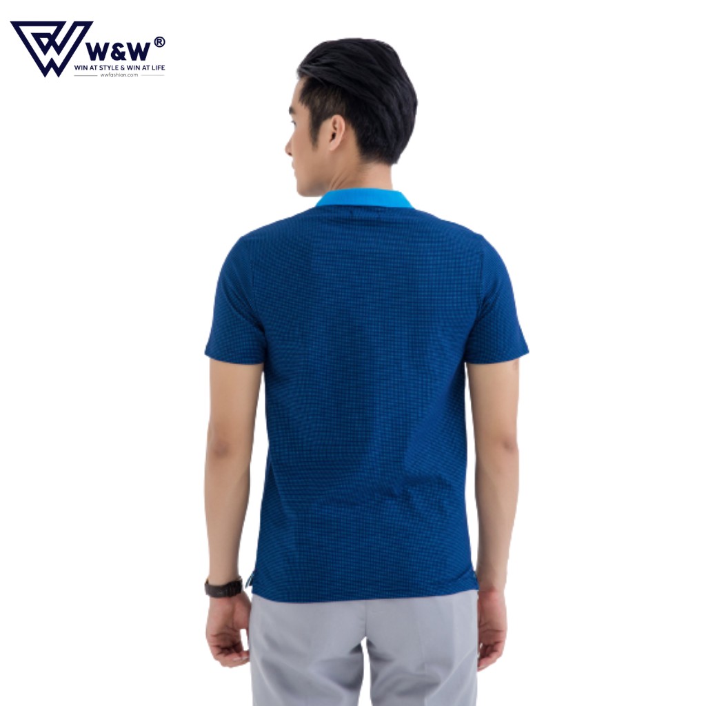 Áo Polo Nam Ngắn Tay W&amp;W WPO22R - Regular Fit Chất Liệu Cotton Siêu Mát, Thấm Hút Mồ Hôi, Bền Màu