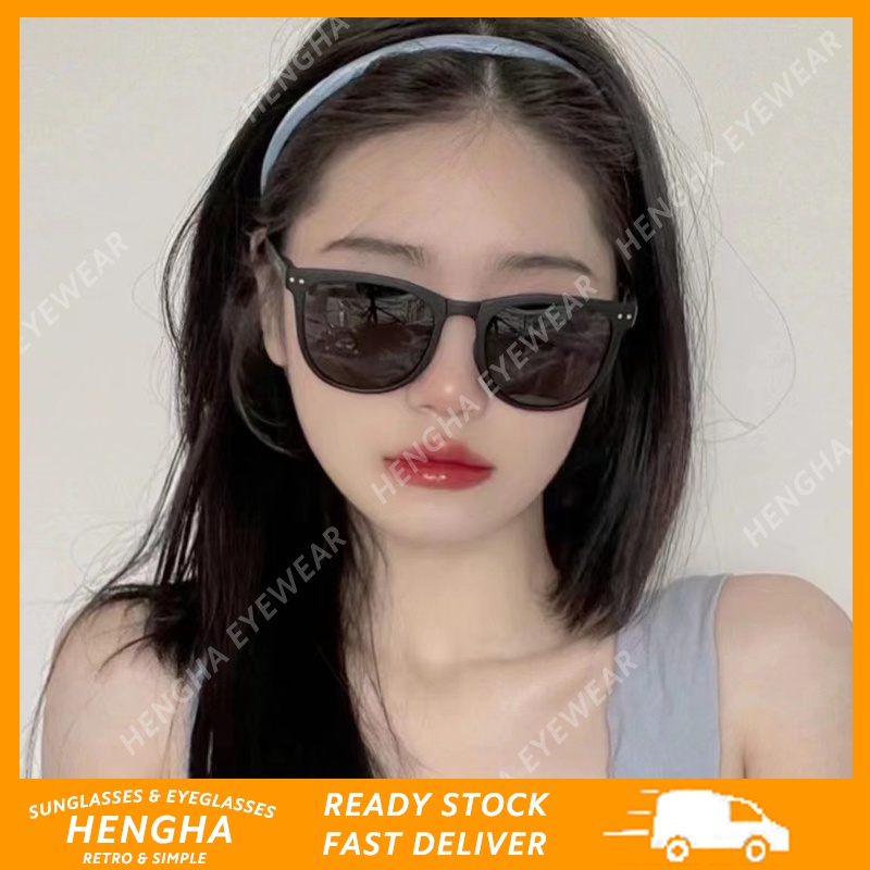 (HENGHA) Kính Râm Nhiều Màu Sắc Nâng Cấp Gọng Tròn Thời Trang Hàn Quốc